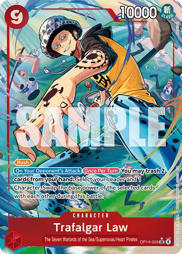 Trafalgar Law - OP14-009 (Alternate Art)