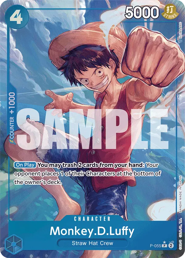 Monkey.D.Luffy (P-055) (Full Art)