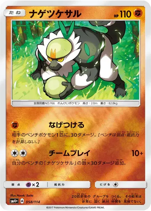 ナゲツケサル