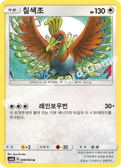 칠색조