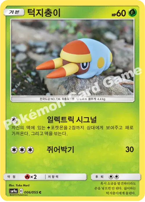 턱지충이