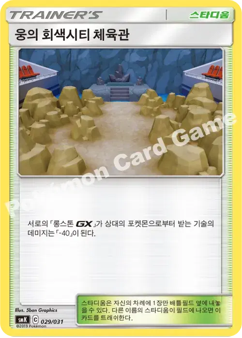 웅의 회색시티 체육관