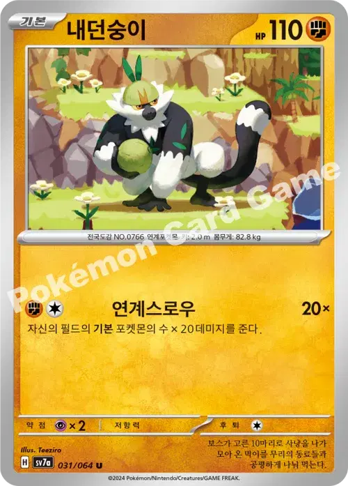 내던숭이