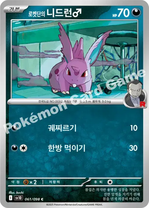 로켓단의 니드런♂