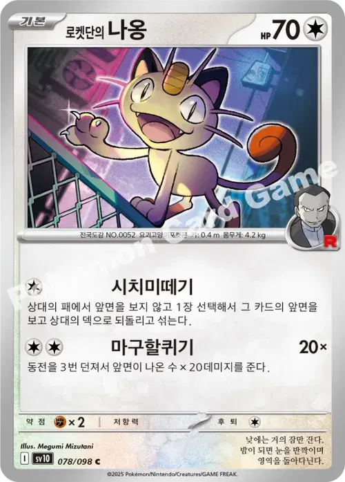 로켓단의 나옹
