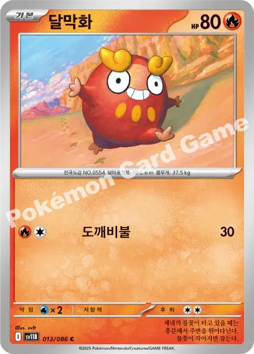 달막화