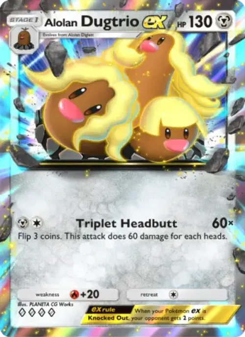 Alolan Dugtrio ex