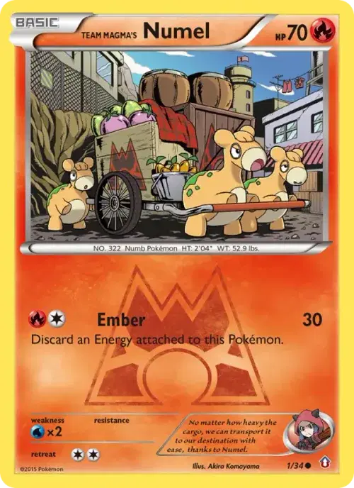 Team Magma's Numel