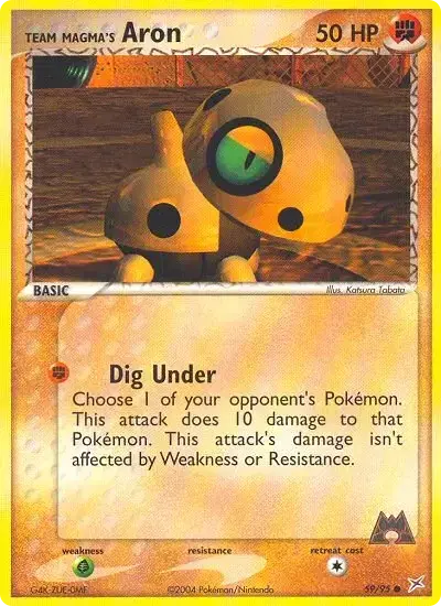 Team Magma's Aron