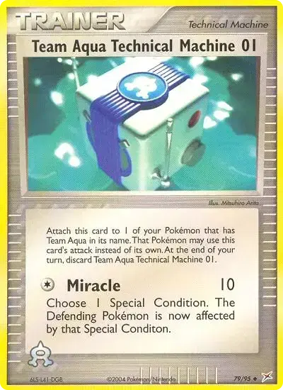 Team Aqua's Technical Machine 01