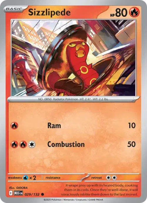 Sizzlipede