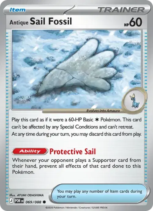 Antique Sail Fossil