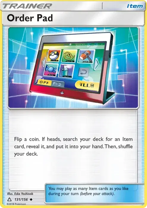 Order Pad