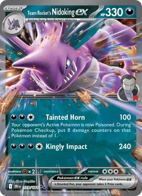 Team Rocket's Nidoking ex