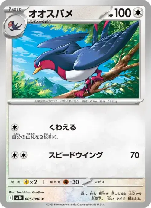 オオスバメ