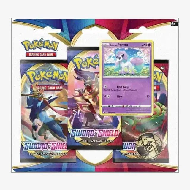 Sword & Shield 3 Pack Blister [Galarian Ponyta]