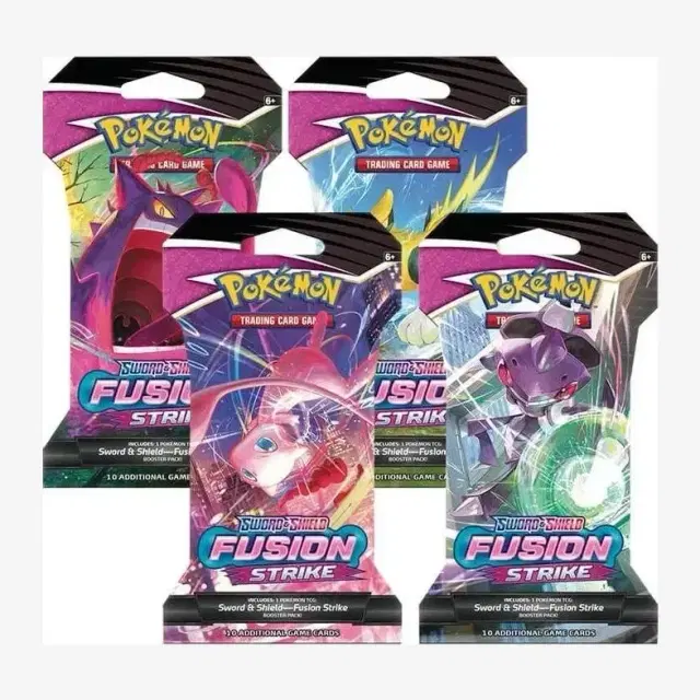 Fusion Strike Sleeved Booster Pack Art Bundle [Set of 4]