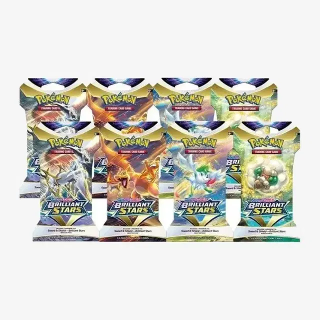 Brilliant Stars Sleeved Booster Pack Bundle [Set of 8]