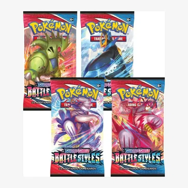 Battle Styles Booster Pack Art Bundle [Set of 4]