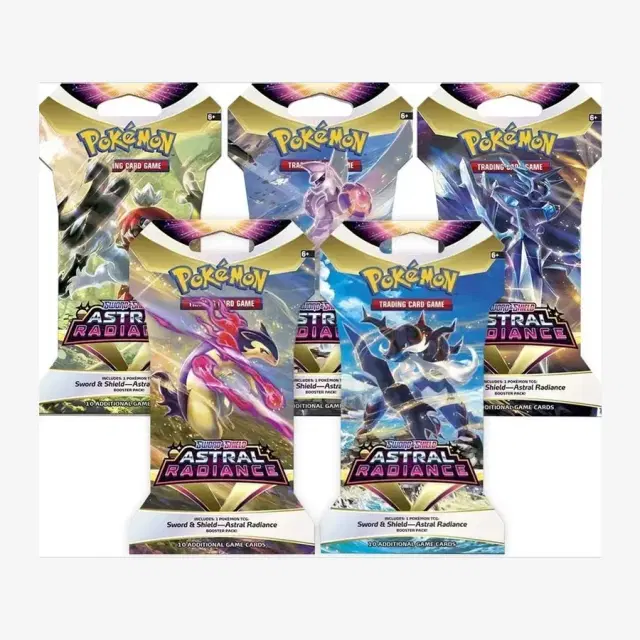 Astral Radiance Sleeved Booster Pack Art Bundle [Set of 5]