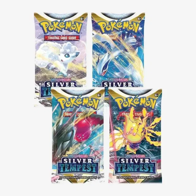 Silver Tempest Booster Pack Art Bundle [Set of 4]