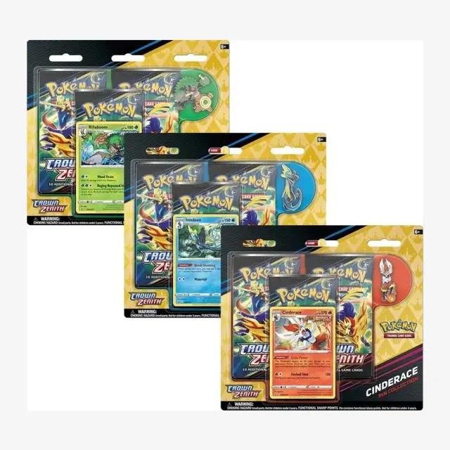 Crown Zenith Pin Collection [Set of 3]