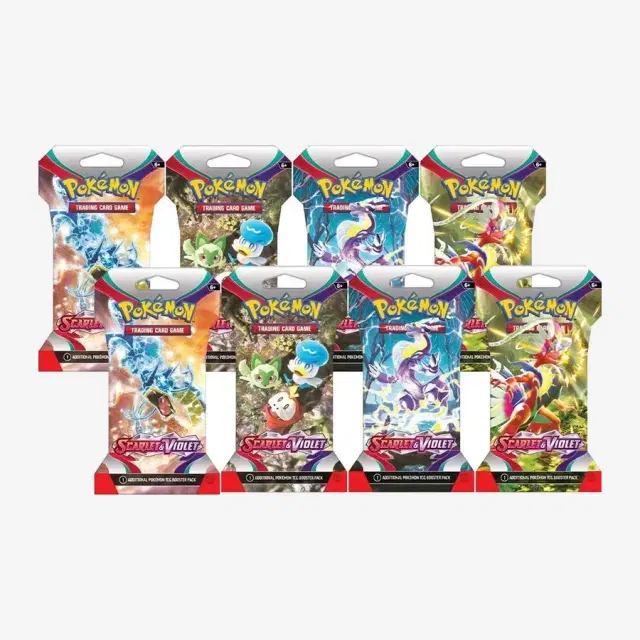 Scarlet & Violet Sleeved Booster Pack Bundle [Set of 8]