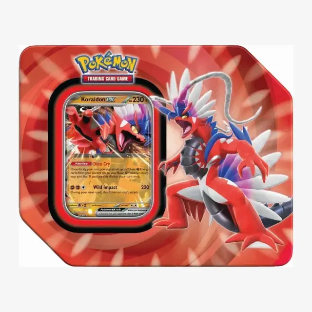 Paldea Legends Tin [Koraidon ex] (International Version)