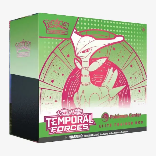 Temporal Forces Pokemon Center Elite Trainer Box (Exclusive) [Iron Leaves]