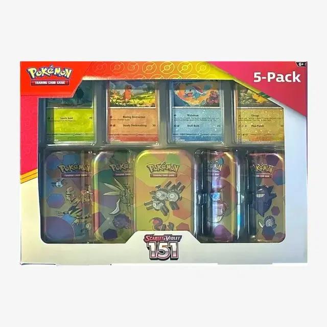 Costco Pokemon Scarlet & Violet 151 Mini Tin 5-pack (Magneton)
