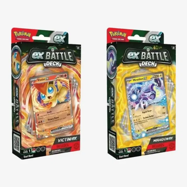 Victini ex/Miraidon ex Battle Decks [Set of 2]
