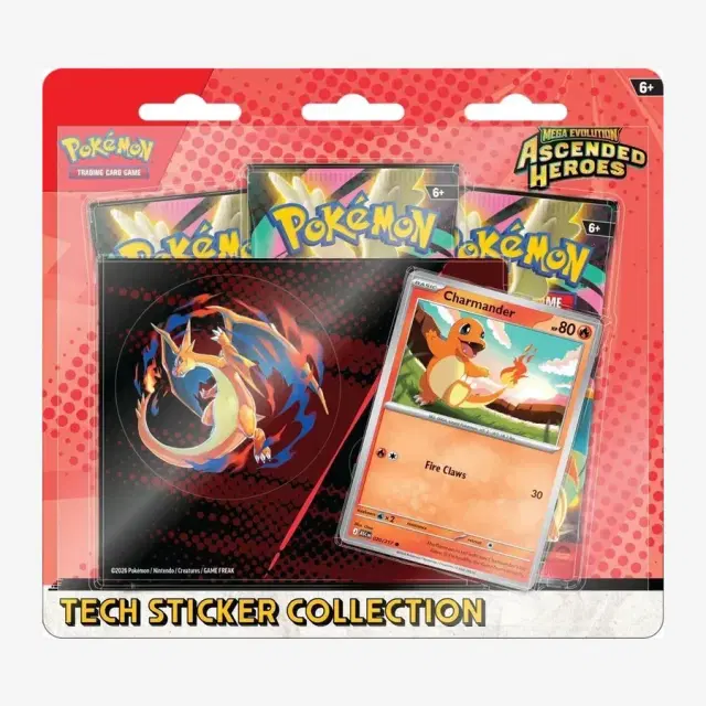 Mega Evolution: Ascended Heroes Tech Sticker Collection - Charmander