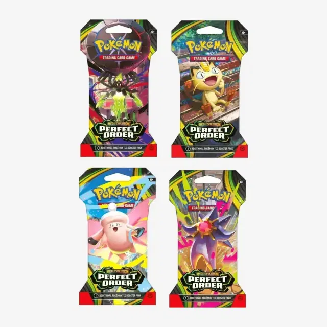 Perfect Order Sleeved Booster Pack Art Bundle [Set of 4]