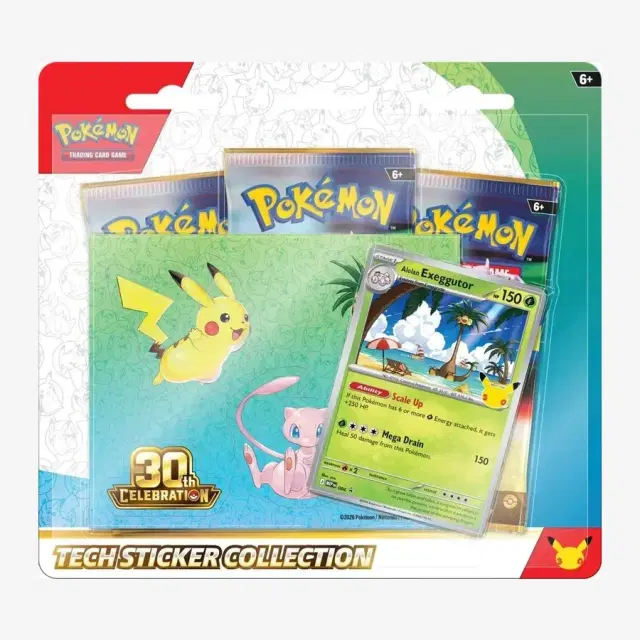 30th Celebration Tech Sticker Collection [Alolan Exeggutor]