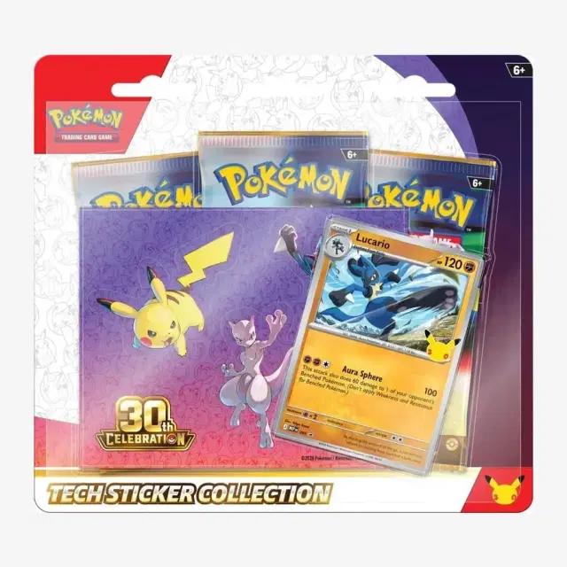 30th Celebration Tech Sticker Collection [Lucario]
