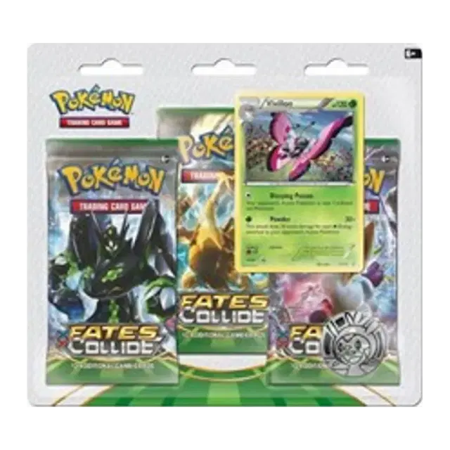 Fates Collide Three Pack Blister [Vivillon]