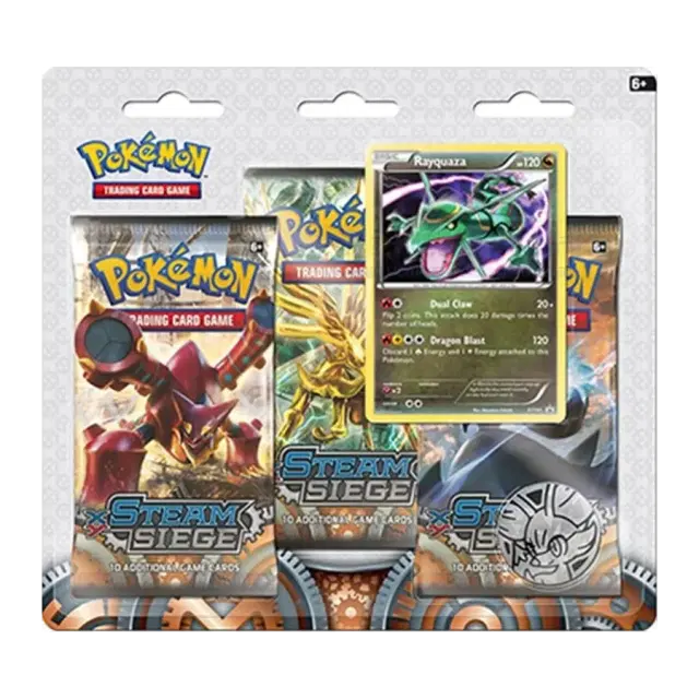 Steam Siege 3 Pack Blister [Rayquaza]
