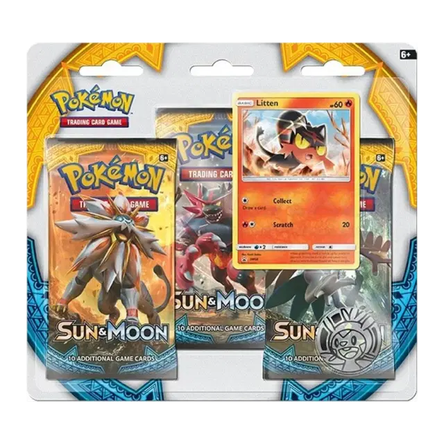 Sun & Moon Base Set 3 Pack Blister [Litten]