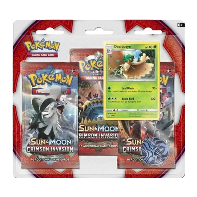 Crimson Invasion 3 Pack Blister [Decidueye]