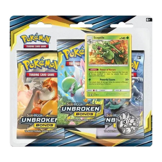 Unbroken Bonds 3 Pack Blister [Sceptile]