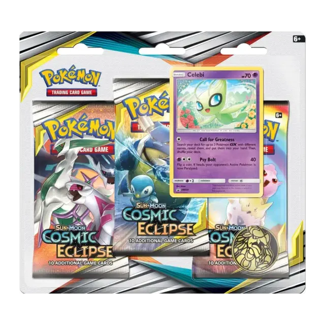 Cosmic Eclipse 3 Pack Blister [Celebi]
