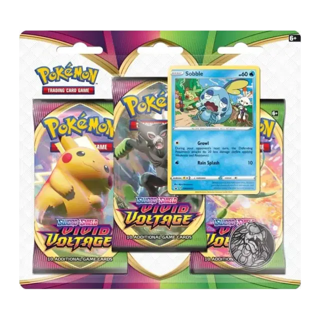 Vivid Voltage 3 Pack Blister [Sobble]