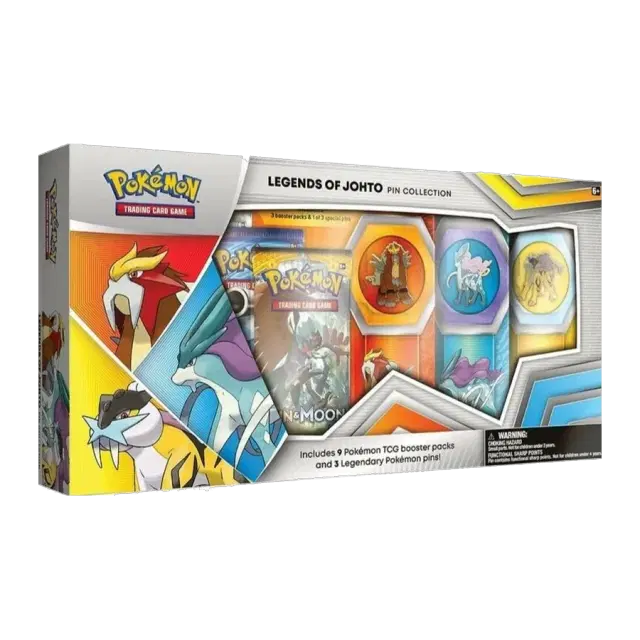 Legends of Johto Pin Collection