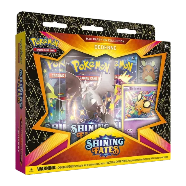 Shining Fates Mad Party Pin Collection [Dedenne]