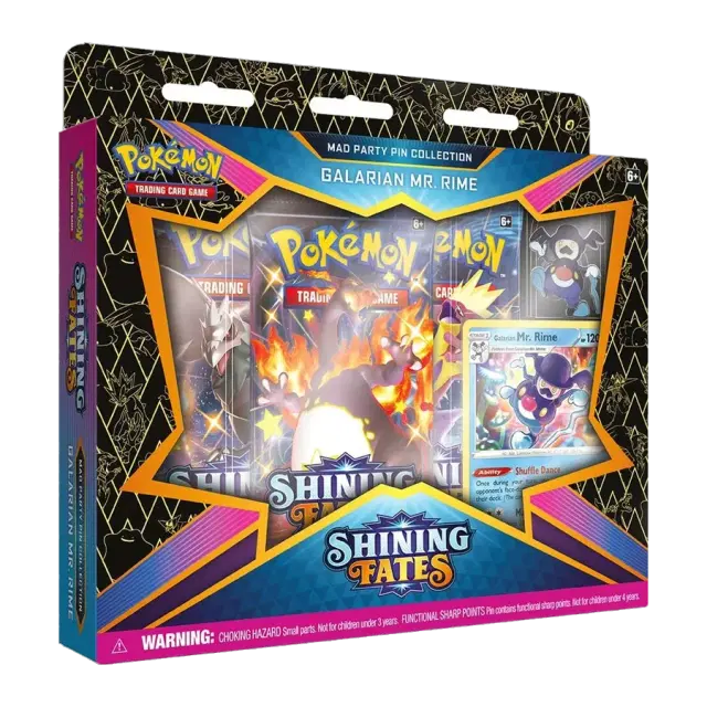 Shining Fates Mad Party Pin Collection [Galarian Mr. Rime]