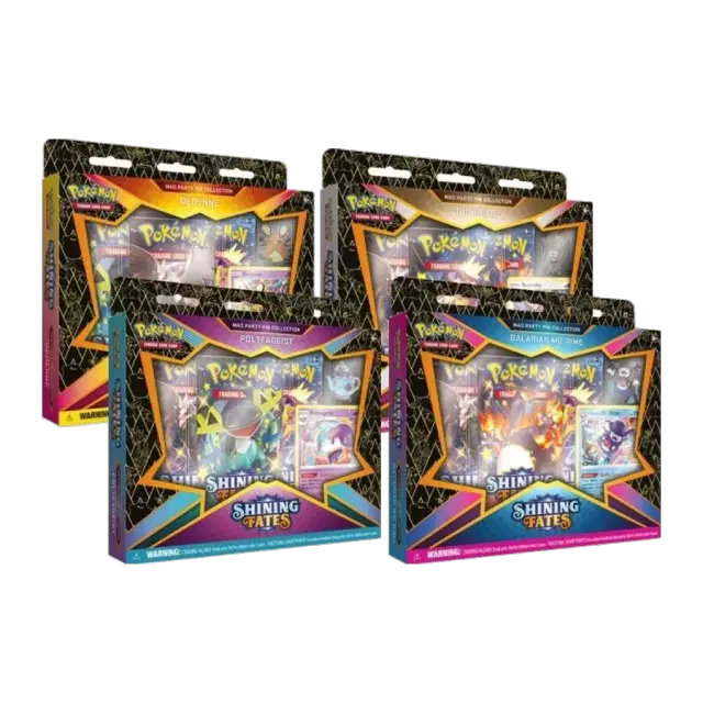 Shining Fates Mad Party Pin Collection [Set of 4]