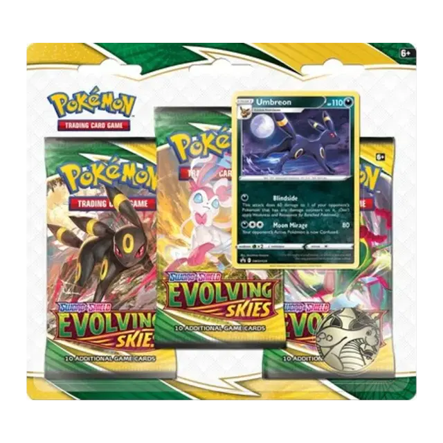 Evolving Skies 3 Pack Blister [Umbreon]