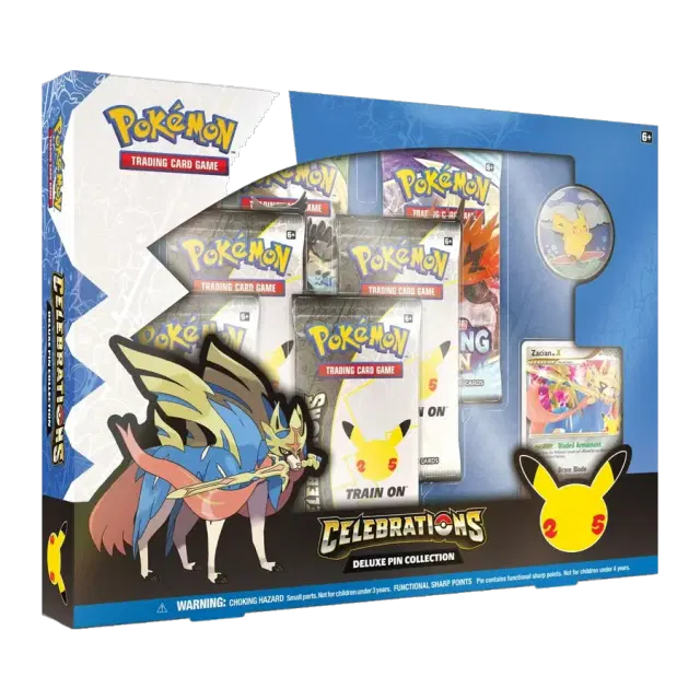 Celebrations Deluxe Pin Collection [Zacian LV. X]