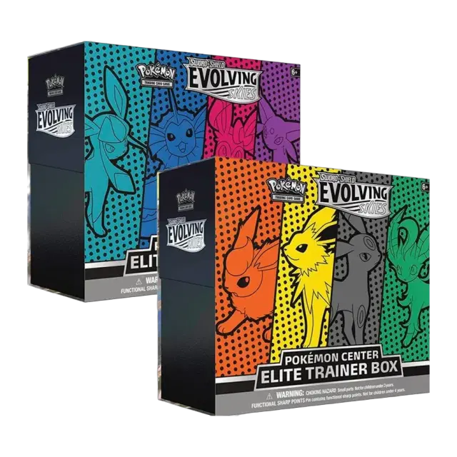 Evolving Skies Pokemon Center Elite Trainer Box [Set of 2] (Exclusive)