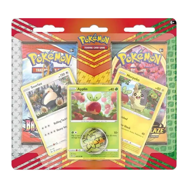 2 Pack Blister [Snorlax, Morpeko & Applin Cards]